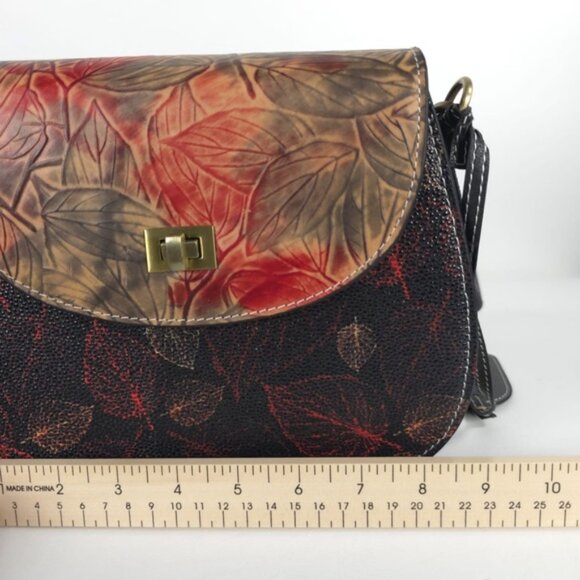 L’ARTISTE SPRING STEP LEATHER+PU Flora HandBag Toggle Closure‎ - Picture 5 of 16